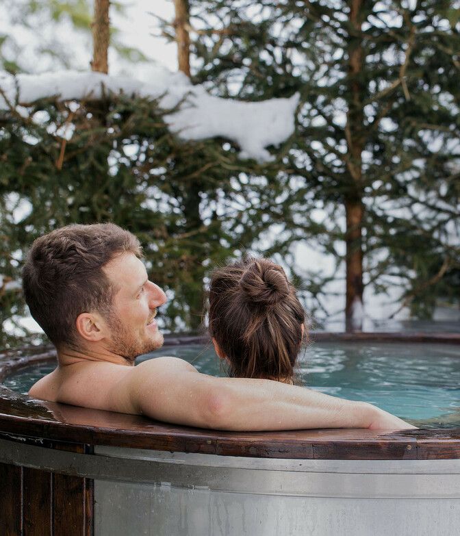 Luxuslodge Paar in Hot Tub