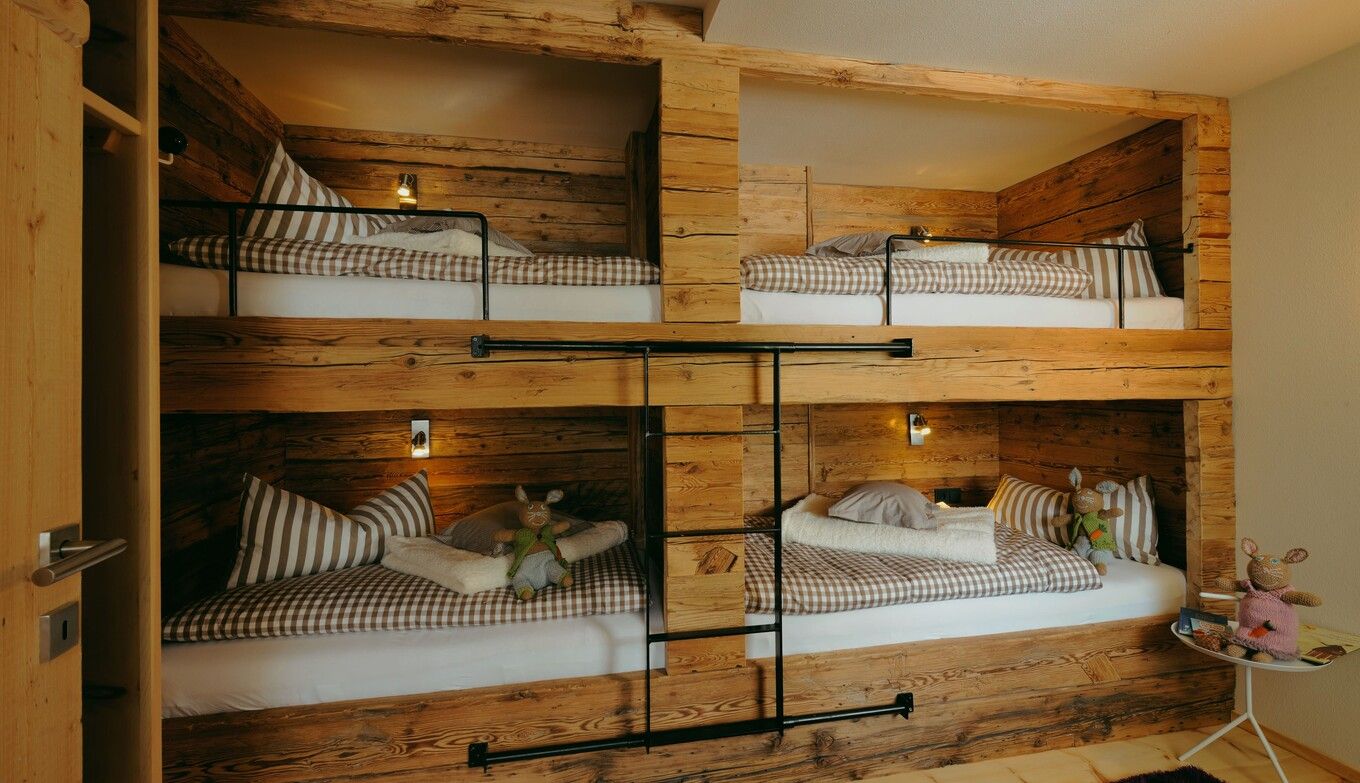 Kinderzimmer im Chalet der Luxuslodge