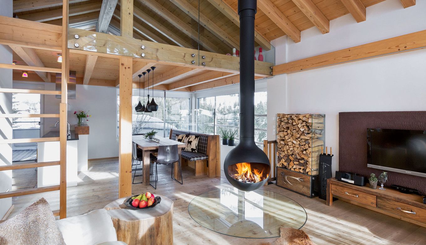 Chalet Bischofsmütze Wohnzimmer