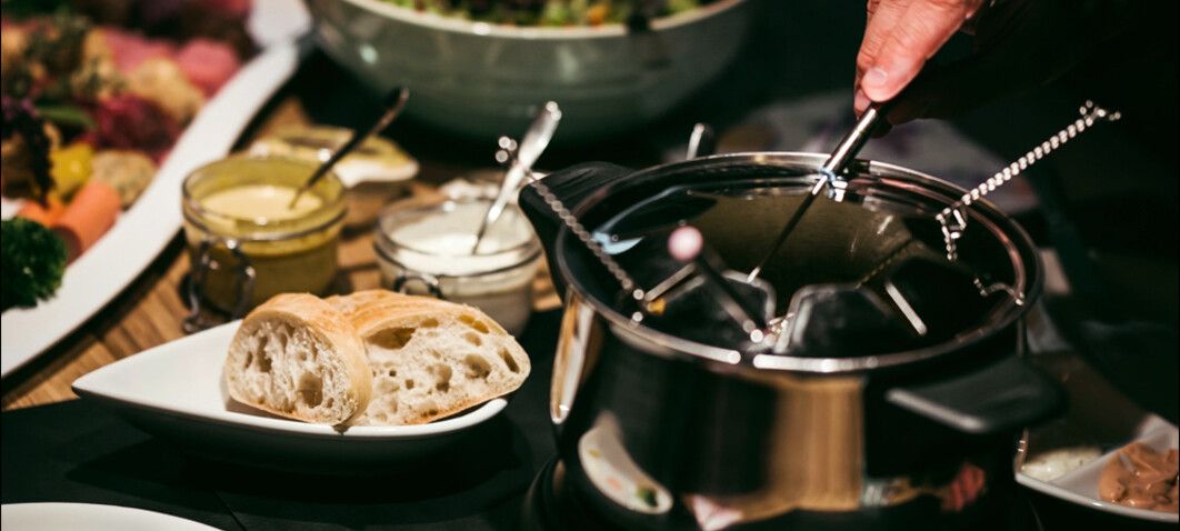 Fondue-Abend in der Luxuslodge