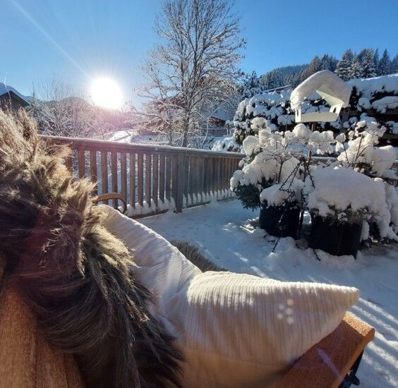Chalet Bischofsmütze Terrasse