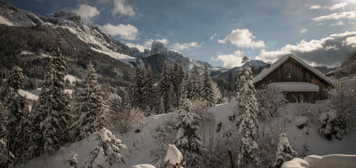 Luxuslodge im Winter