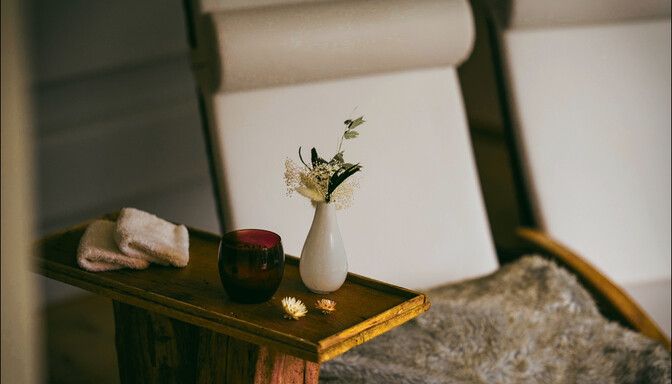 Details des privaten Spa-Bereichs