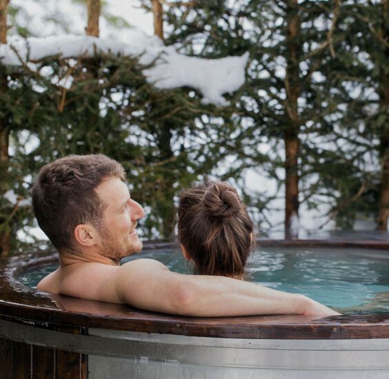 Luxuslodge Paar in Hot Tub